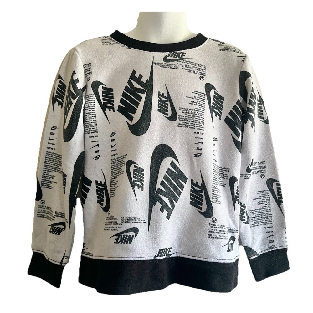 Nike Top Sweatshirt Size 4 XS 3-4 Years Shirt Sleeves School‎ Play Boys Clothing